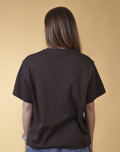 Elsk - Untamed Flora Womens Interlock T-shirt - Brown